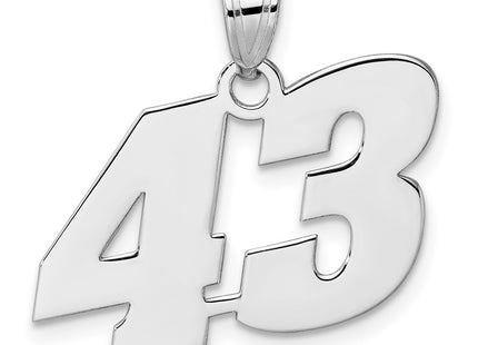 14k White Gold Pendants Style WBN43 - Classique Jewelry Inc.