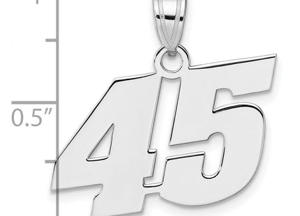 14k White Gold Pendants Style WBN45 - Classique Jewelry Inc.