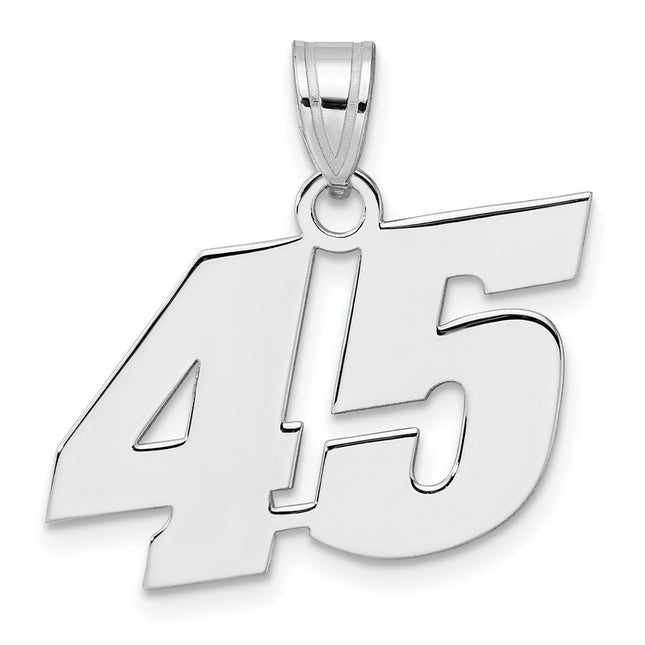 14k White Gold Pendants Style WBN45 - Classique Jewelry Inc.