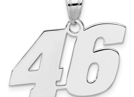 14k White Gold Pendants Style WBN46 - Classique Jewelry Inc.