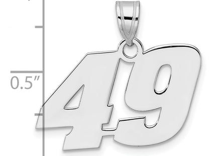 14k White Gold Pendants Style WBN49 - Classique Jewelry Inc.