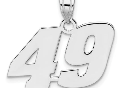 14k White Gold Pendants Style WBN49 - Classique Jewelry Inc.