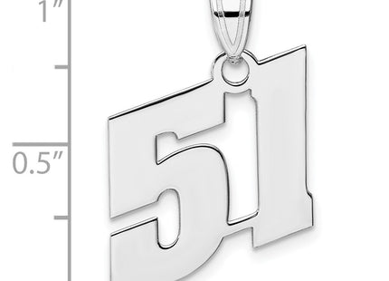 14k White Gold Pendants Style WBN51 - Classique Jewelry Inc.