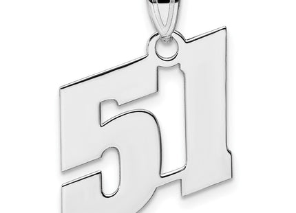 14k White Gold Pendants Style WBN51 - Classique Jewelry Inc.