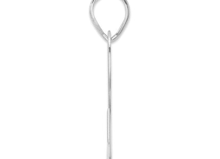 14k White Gold Pendants Style WBN52 - Classique Jewelry Inc.