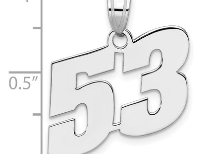 14k White Gold Pendants Style WBN53 - Classique Jewelry Inc.