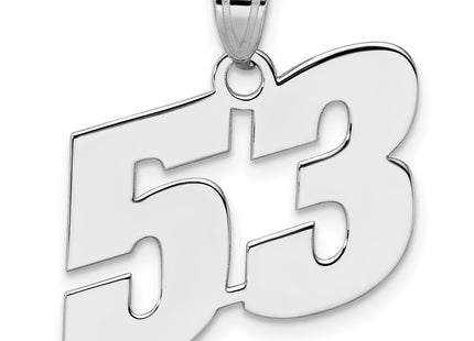 14k White Gold Pendants Style WBN53 - Classique Jewelry Inc.