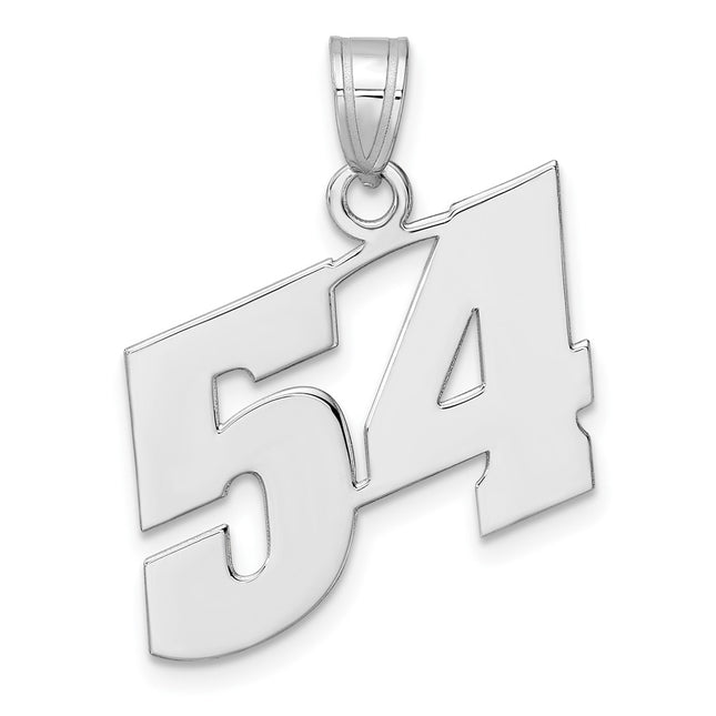 14k White Gold Pendants Style WBN54 - Classique Jewelry Inc.