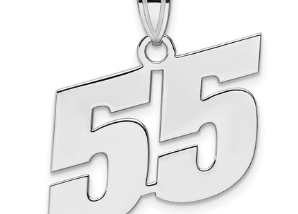 14k White Gold Pendants Style WBN55 - Classique Jewelry Inc.