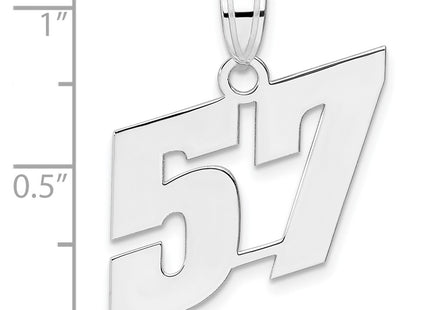 14k White Gold Pendants Style WBN57 - Classique Jewelry Inc.