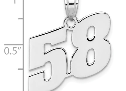 14k White Gold Pendants Style WBN58 - Classique Jewelry Inc.