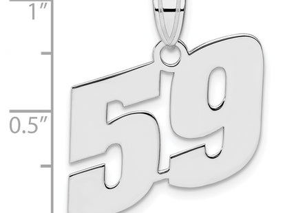 14k White Gold Pendants Style WBN59 - Classique Jewelry Inc.