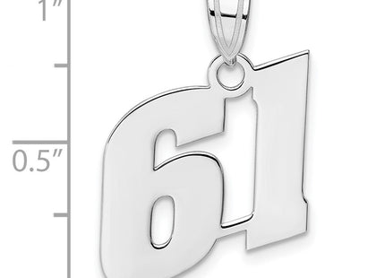 14k White Gold Pendants Style WBN61 - Classique Jewelry Inc.