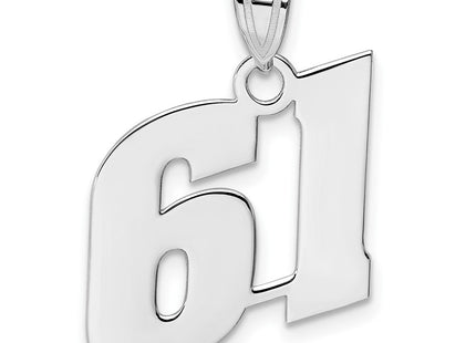 14k White Gold Pendants Style WBN61 - Classique Jewelry Inc.