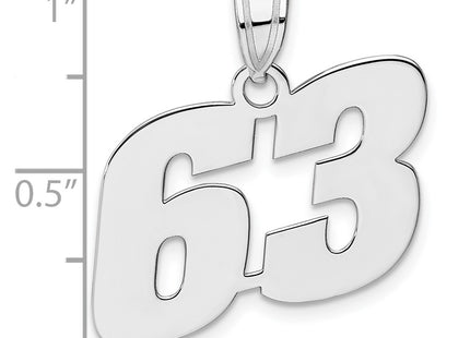 14k White Gold Pendants Style WBN63 - Classique Jewelry Inc.