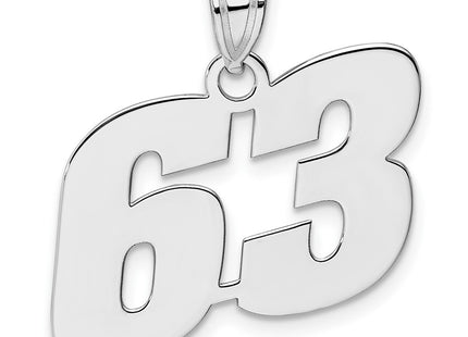 14k White Gold Pendants Style WBN63 - Classique Jewelry Inc.