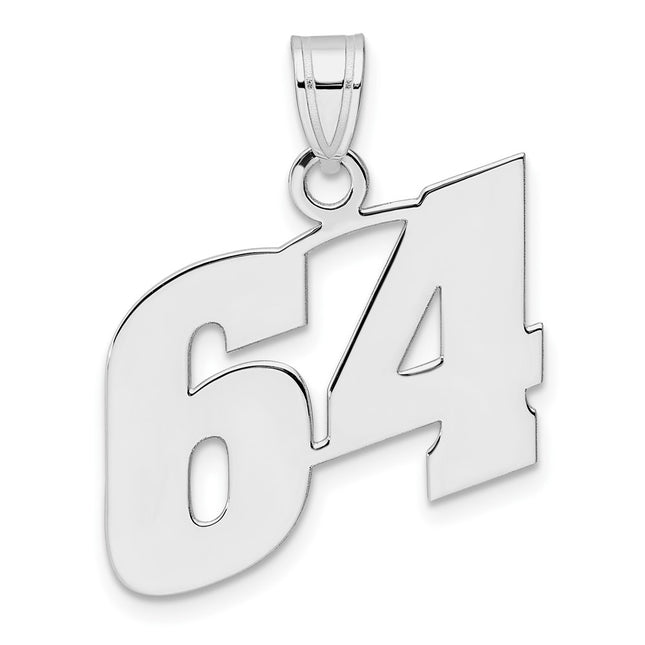 14k White Gold Pendants Style WBN64 - Classique Jewelry Inc.