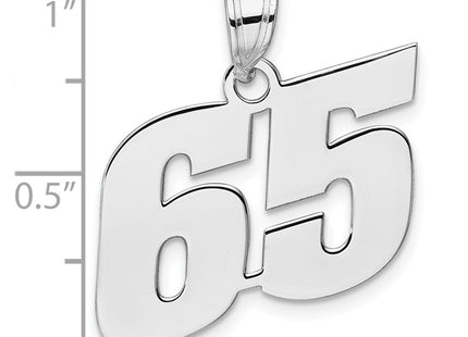 14k White Gold Pendants Style WBN65 - Classique Jewelry Inc.