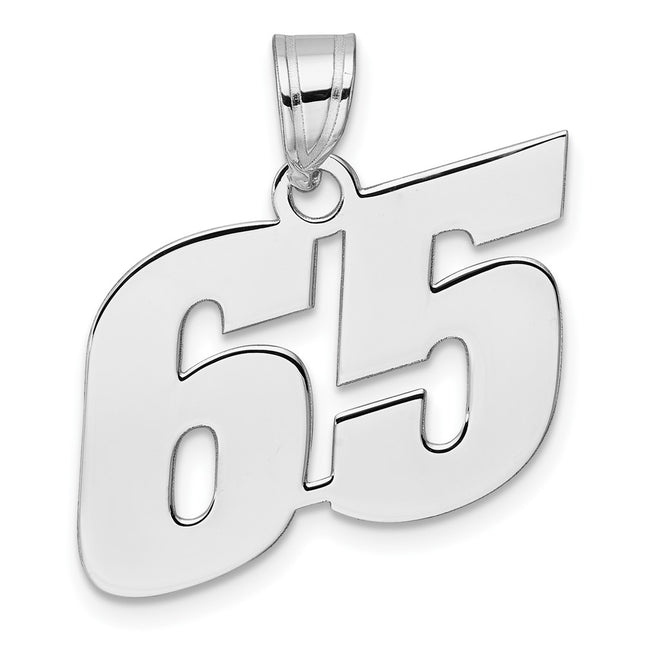 14k White Gold Pendants Style WBN65 - Classique Jewelry Inc.