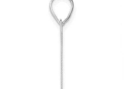 14k White Gold Pendants Style WBN67 - Classique Jewelry Inc.