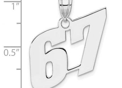 14k White Gold Pendants Style WBN67 - Classique Jewelry Inc.