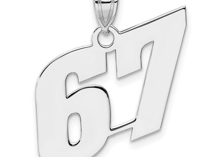 14k White Gold Pendants Style WBN67 - Classique Jewelry Inc.