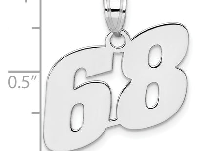 14k White Gold Pendants Style WBN68 - Classique Jewelry Inc.