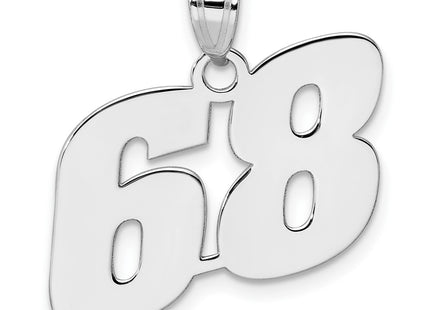 14k White Gold Pendants Style WBN68 - Classique Jewelry Inc.