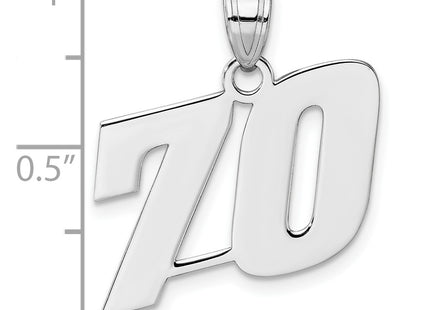 14k White Gold Pendants Style WBN70 - Classique Jewelry Inc.