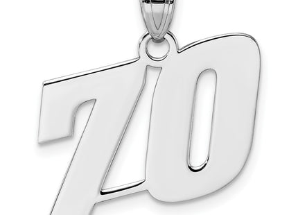 14k White Gold Pendants Style WBN70 - Classique Jewelry Inc.