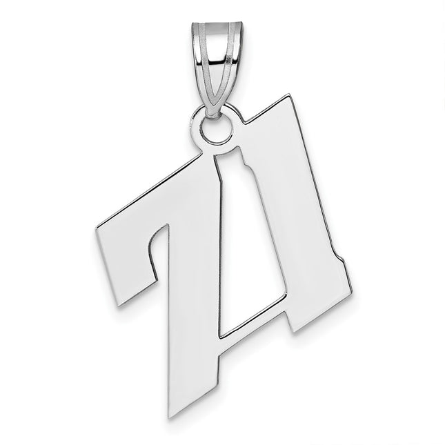 14k White Gold Pendants Style WBN71 - Classique Jewelry Inc.