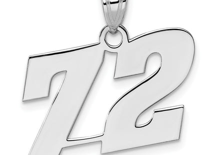 14k White Gold Pendants Style WBN72 - Classique Jewelry Inc.