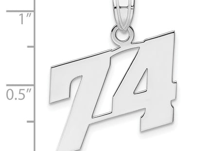 14k White Gold Pendants Style WBN74 - Classique Jewelry Inc.