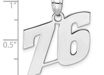 14k White Gold Pendants Style WBN76 - Classique Jewelry Inc.