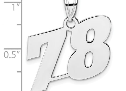 14k White Gold Pendants Style WBN78 - Classique Jewelry Inc.