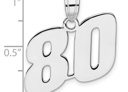 14k White Gold Pendants Style WBN80 - Classique Jewelry Inc.