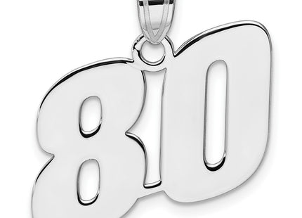 14k White Gold Pendants Style WBN80 - Classique Jewelry Inc.