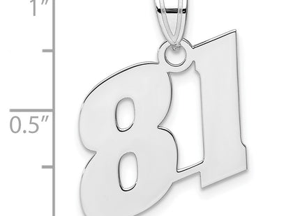 14k White Gold Pendants Style WBN81 - Classique Jewelry Inc.