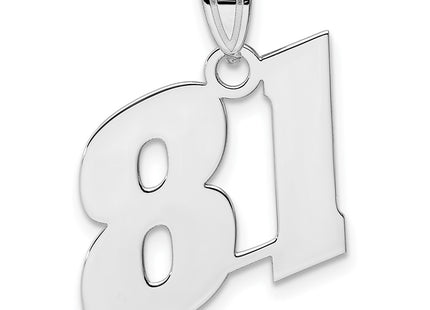 14k White Gold Pendants Style WBN81 - Classique Jewelry Inc.