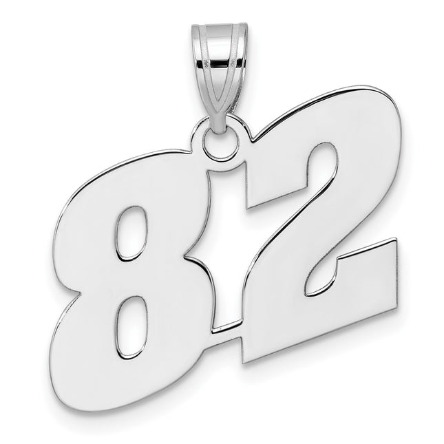 14k White Gold Pendants Style WBN82 - Classique Jewelry Inc.