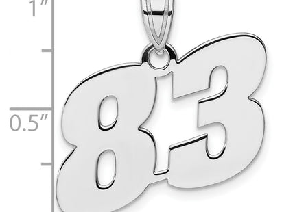 14k White Gold Pendants Style WBN83 - Classique Jewelry Inc.