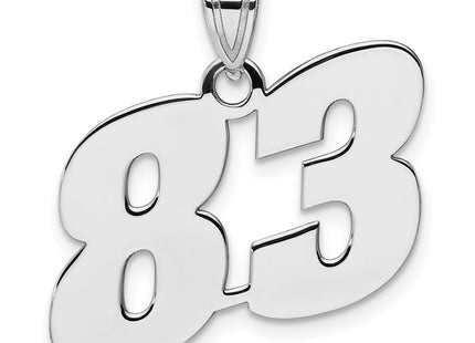 14k White Gold Pendants Style WBN83 - Classique Jewelry Inc.