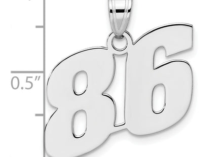 14k White Gold Pendants Style WBN86 - Classique Jewelry Inc.