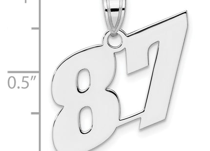 14k White Gold Pendants Style WBN87 - Classique Jewelry Inc.