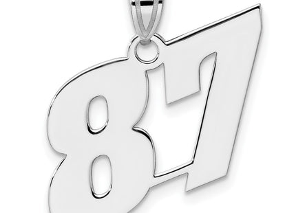14k White Gold Pendants Style WBN87 - Classique Jewelry Inc.