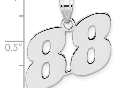 14k White Gold Pendants Style WBN88 - Classique Jewelry Inc.