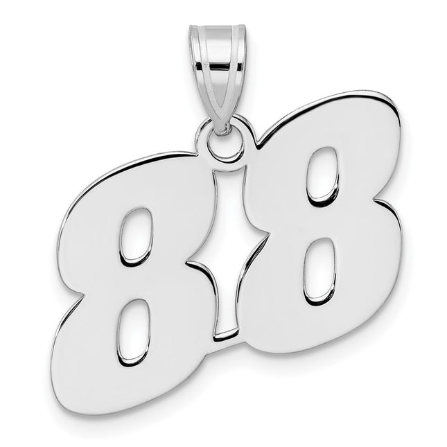 14k White Gold Pendants Style WBN88 - Classique Jewelry Inc.