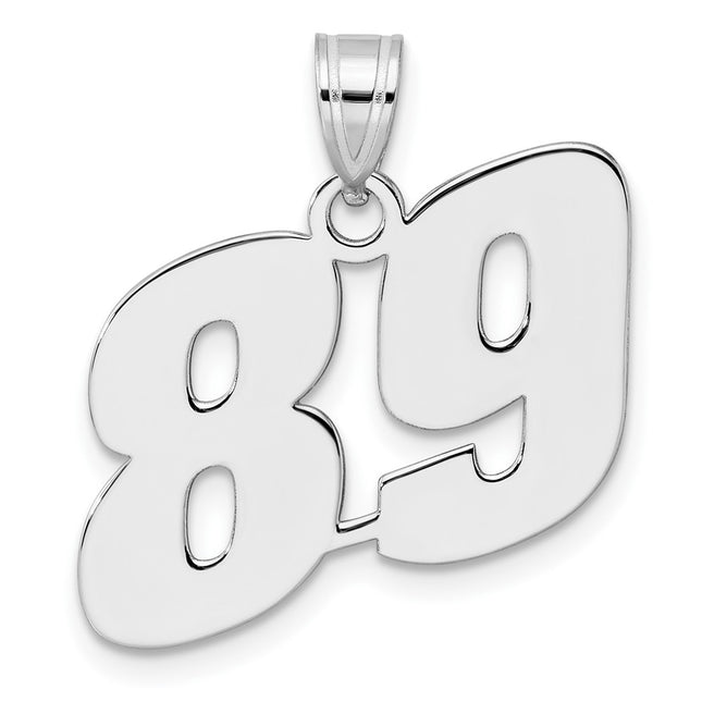 14k White Gold Pendants Style WBN89 - Classique Jewelry Inc.