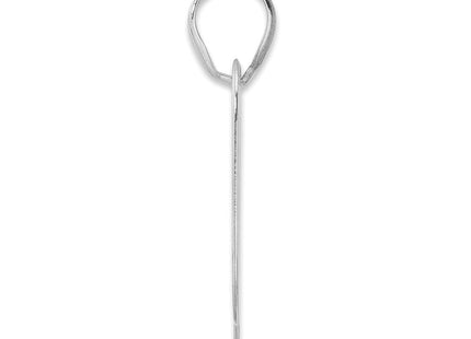 14k White Gold Pendants Style WBN90 - Classique Jewelry Inc.