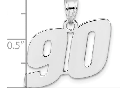 14k White Gold Pendants Style WBN90 - Classique Jewelry Inc.